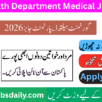 KPK Health Department Medical Jobs 2026 Online Apply | 3439+ Latest Vacancies