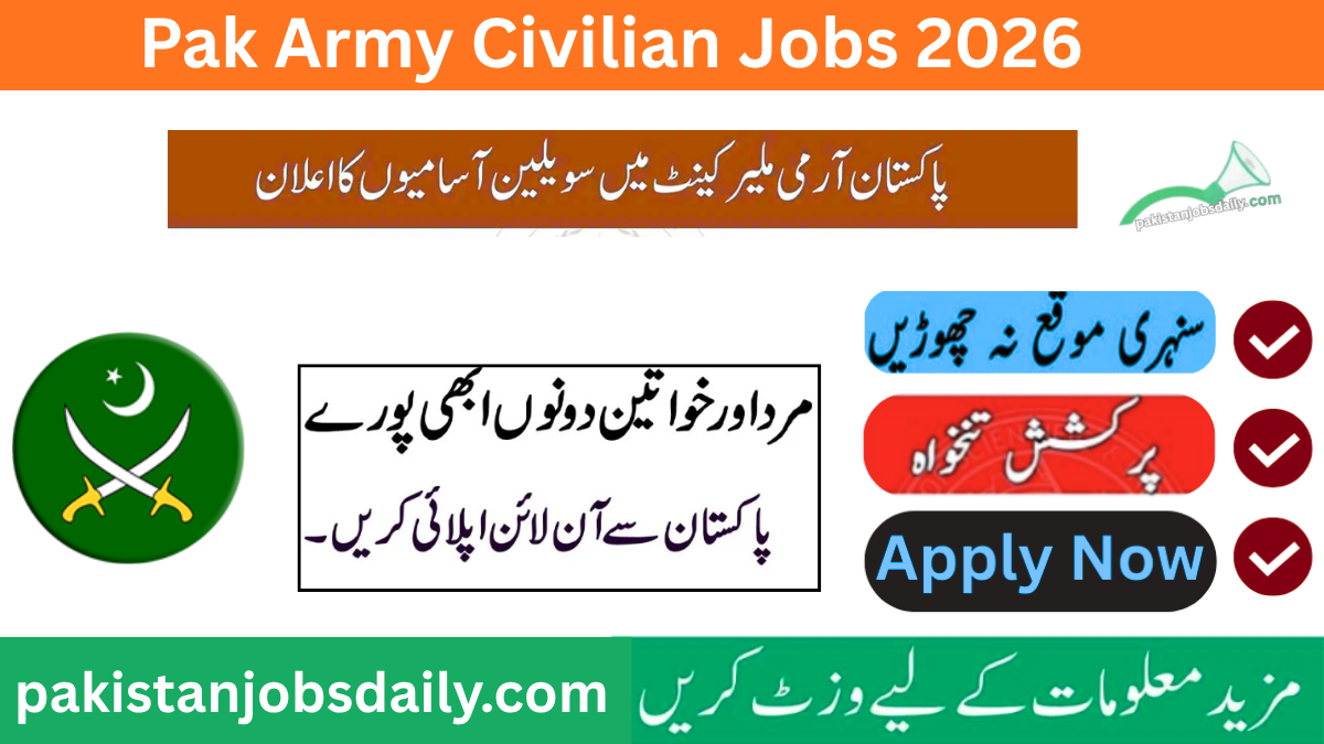 Pak Army Civilian Jobs 2026 in ASC Malir Karachi – Apply Now for Fireman BPS-02